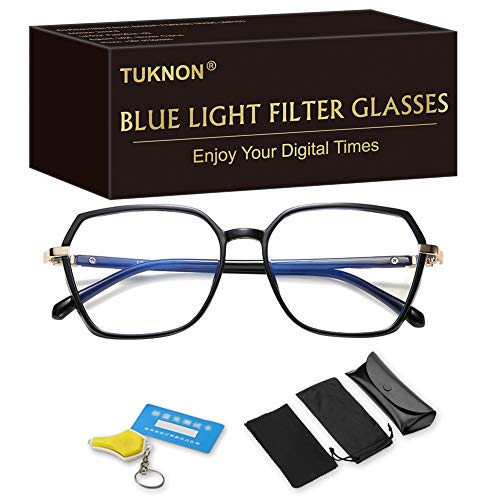 Gafas Luz Azul, Gafas Antifatiga, Gafas Anti-luz Azul, Gafas de Ordenador, Blue Light Blocking Glasses, Gafas de Pantalla, Gafas para Ordenador Gaming PC para Hombre Mujer