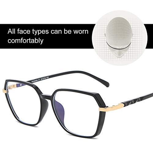 Gafas Luz Azul, Gafas Antifatiga, Gafas Anti-luz Azul, Gafas de Ordenador, Blue Light Blocking Glasses, Gafas de Pantalla, Gafas para Ordenador Gaming PC para Hombre Mujer