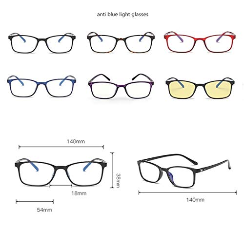 Gafas Premium con Armazón TR90 para Protección contra Luz Azul,Evitan la fatiga visual. Bienestar para los ojos. Filtro para monitor. Accesorios de oficina y estudio. Antiluz azul y UV