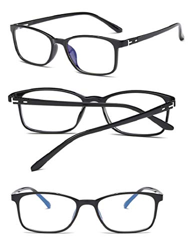 Gafas Premium con Armazón TR90 para Protección contra Luz Azul,Evitan la fatiga visual. Bienestar para los ojos. Filtro para monitor. Accesorios de oficina y estudio. Antiluz azul y UV