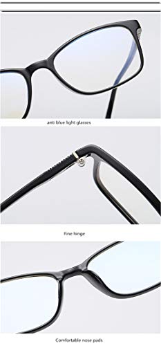 Gafas Premium con Armazón TR90 para Protección contra Luz Azul,Evitan la fatiga visual. Bienestar para los ojos. Filtro para monitor. Accesorios de oficina y estudio. Antiluz azul y UV