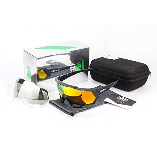 GAFAS SOL Montura Completa Gafas De Ciclismo Bicicleta De Montaña Gafas De Motocicleta Gafas Nueva Protección UV400 Polarizadas Aire Libre 100%,D
