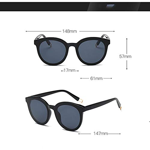 GAFAS SOL Protección Ocular Polarizada Espejo Redondo Protección UV400 Marco De Gran Tamaño Gafas Vintage para Conducir Viaje Gafas Deportivas Más Colores,C