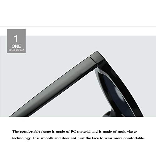 GAFAS SOL Protección Ocular Polarizada Espejo Redondo Protección UV400 Marco De Gran Tamaño Gafas Vintage para Conducir Viaje Gafas Deportivas Más Colores,C