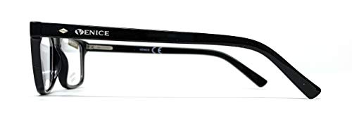 Gafas ver de cerca, lectura con Filtro Luz Azul, Ordenador Gaming Móvil, Protección Antifatiga - Venice Coti Dioptría (1-1,50-2 - 2,50-3 - 3,50) (Negro, Graduación +2,50)