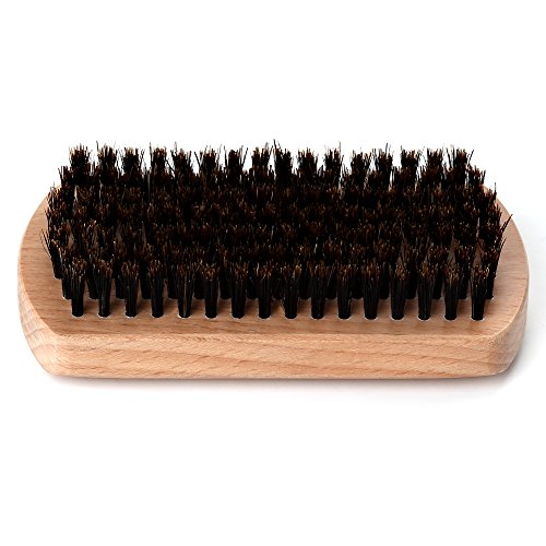 GAINWELL CEPILLO PARA BARBA DE CERDAS DE JABALÍ–100% natural y mango de madera – Regalo Perfecto Para Hombre