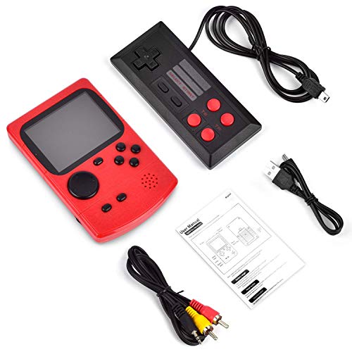 Gamory Consola de Juegos Portátil Consola Retro 400 Juegos Clásicos y Pantalla a Color de 2.8 Pulgadas para 2 Jugadores Soporte TV Juegos Portátiles Consolas Juega 3 Horas para Niños y Adultos