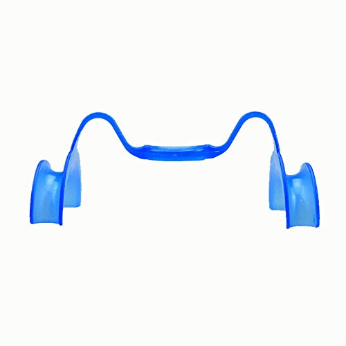 gancunsh Orales dentales Azules en Forma de M Boca Espejo Dientes Abiertos de Material plástico, la Hoja y el Labio en Forma de mejilla Retractor