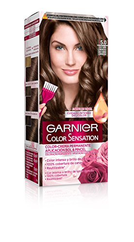Garnier Color Sensation Coloración nº5.0 Castaño Luminoso de Garnier