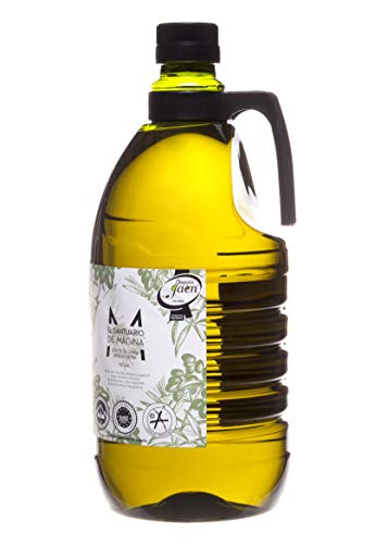 Garrafa 2 litros pet Aceite de Oliva Virgen Extra El Santuario de Magina con Denominación de Origen Protegida Sierra Magina, AOVE, Verde, molturado en frío. Variedad Picual.