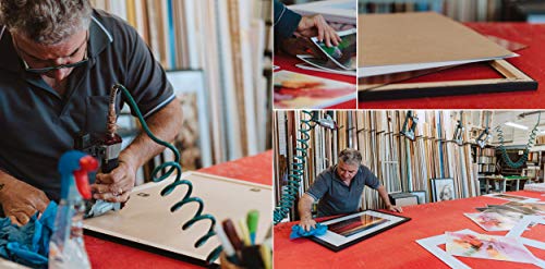 GaviaStore Art Prints - con Marco 70x50 cm - Cuadros Impresiones Pintura Cartel Foto Mueble hogar impresión decoración casa Sala Poster Cuadro Imagen Enmarcado Wall Art Picture (Flores 2)