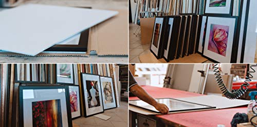 GaviaStore Art Prints - con Marco 70x50 cm - Cuadros Impresiones Pintura Cartel Foto Mueble hogar impresión decoración casa Sala Poster Cuadro Imagen Enmarcado Wall Art Picture (Flores 2)