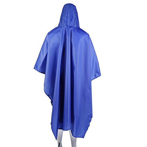 Gearmax® Azul Acampar al Aire Libre Senderismo Multiusos Capa de Lluvia, Cubierta Mochila, Manta de Picnic