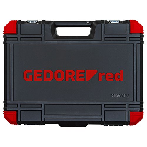 GEDORE red R45603172 - Maleta con 172 herrmientas 1/4" - 3/8" - 1/2"