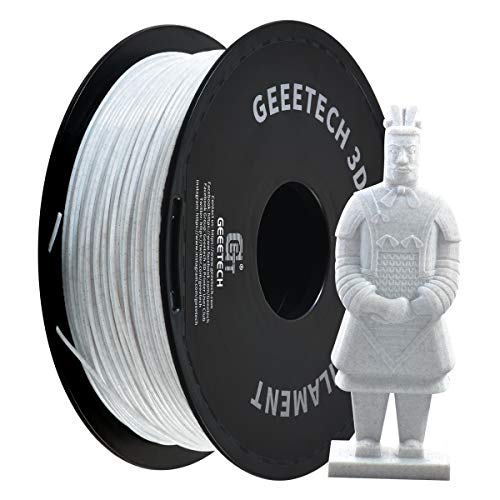 GEEETECH PLA filamento 1.75mm, impresora 3D filamento PLA 1kg carrete, like marble