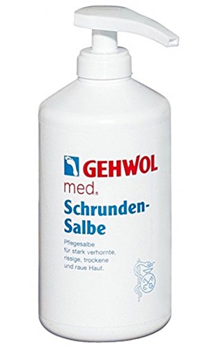 Gehwol Med - Bálsamo para piel agrietada con dispensador de bomba, 500 ml, para piel excesivamente seca o áspera