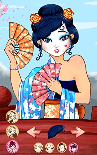 Geisha maquillaje y vestir