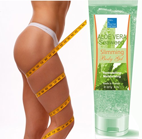 Gel de Aloe Vera y Algas Adelgazante 227g Hidratante Remodelante Perdida de Peso con Algas Marinas Anti Celulitis