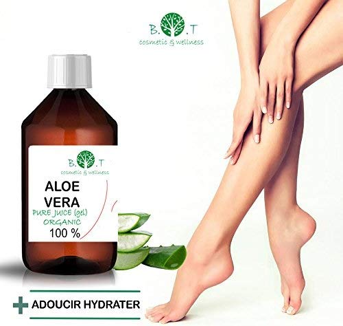 Gel Liquido Zumo de Aloe Vera 99.9 % Puro Ecológico fresco 100% Natural 2000 ml