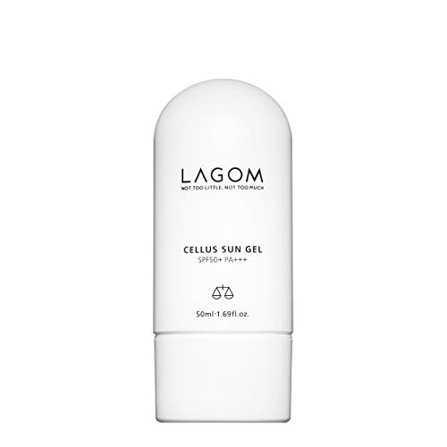 Gel protector solar hidratante y afirmante Lagom Cellus Sun Gel | Cosmética Coreana | SPF50+ | Protección UV-A y UV-B | 50 ml