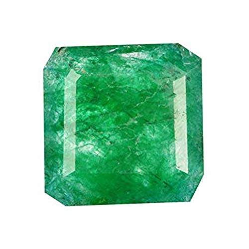 Gemhub 13 X 12 X 4 mm EGL Certified Esmeralda Verde - Piedra Preciosa Suelta Natural de 6,50 Quilates - Multi Usos AJ-050