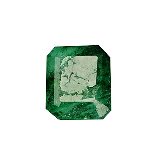 Gemhub Verde Brillante 5.90 Quilates de Piedras Preciosas Sueltas Esmeralda para usos múltiples AJ-677