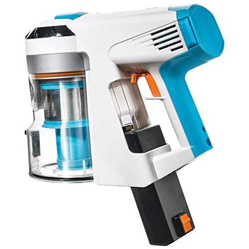 Genius Invictus X7 - Aspirador sin Bolsa con batería (13 Piezas) y Aspirador inalámbrico 2 en 1 con Potencia de aspiración de 380 W y Luces LED de Foco integradas, batería de Iones de Litio (30 min)