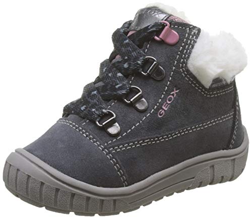 Geox B Omar Girl WPF A, Botas para Bebés, Gris (Dk Grey C9017), 26 EU