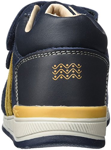 Geox B RISHON Boy A, Zapatillas para Bebés, Beige (Biscuit/Navy), 24 EU