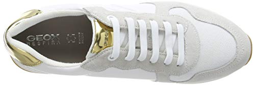 Geox D AIRELL C, Zapatillas para Mujer, Blanco (White C1000), 40 EU