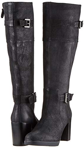 Geox D ANEEKA C, Botas Altas para Mujer, Negro (Black C9999), 40 EU