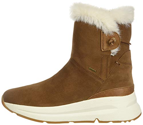 Geox D BACKSIE B ABX C, Botas de Nieve para Mujer, Marrón (Tobacco C6777), 37 EU
