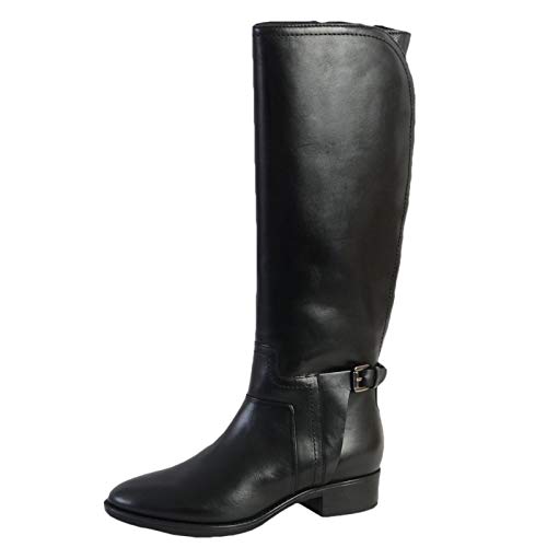Geox D Felicity B, Botas Altas para Mujer, Negro (Black C9999), 40 EU