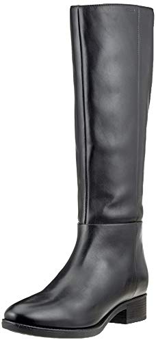 Geox D Felicity D, Botas Altas para Mujer, Negro (Black C9999), 41 EU
