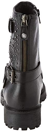 Geox D HOARA H, Botas de Motorista para Mujer, Negro (Black C9999), 38 EU