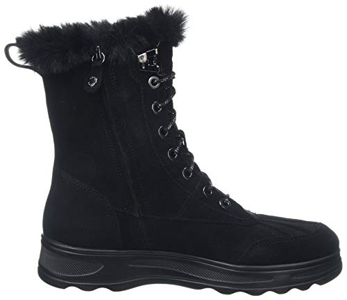 Geox D HOSMOS B ABX B, Botas de Nieve para Mujer, Negro (Black C9999), 36 EU