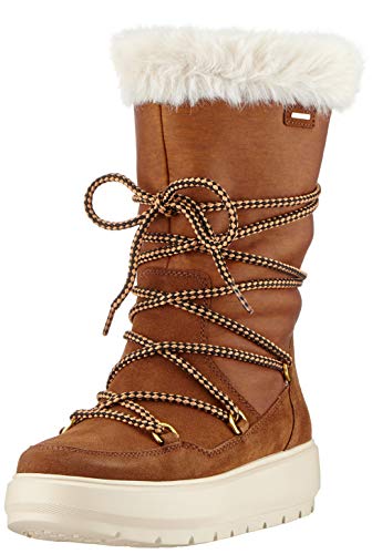 Geox D Kaula B ABX C, Botas de Nieve para Mujer, Marrón (Tobacco C6777), 40 EU