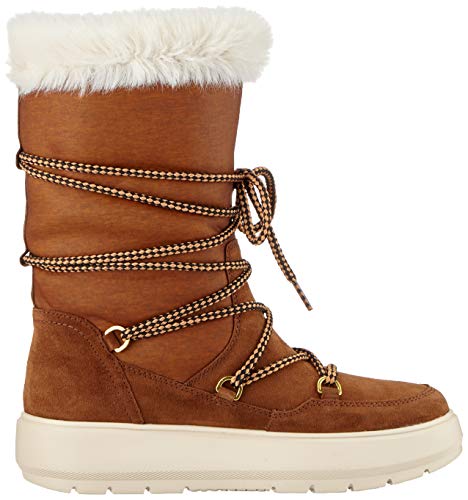 Geox D Kaula B ABX C, Botas de Nieve para Mujer, Marrón (Tobacco C6777), 40 EU