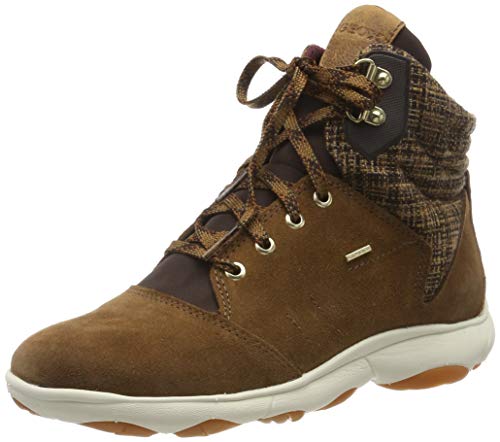 Geox D Nebula 4 X 4 B ABX, Botas Chukka para Mujer, Marrón (Tobacco/Coffee C6780), 38 EU