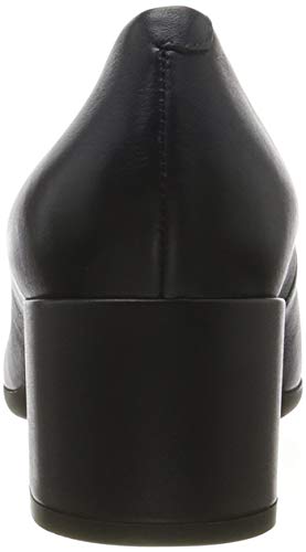 Geox D New ANNYA Mid A, Zapatos con Tacón para Mujer, Azul (Navy C4002), 38 EU