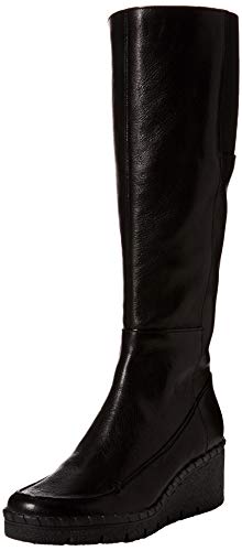 Geox D WIVA Wedge E, Botines para Mujer, (Black C9999), 40 EU