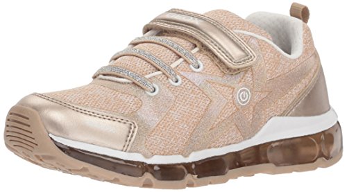 Geox J Android Girl B, Zapatillas para Niñas, Dorado (Platinum/White), 32 EU