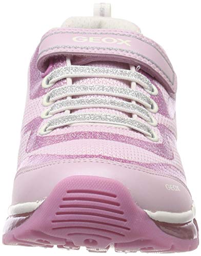 Geox J Android Girl C, Zapatillas para Niñas, Rosa (Pink/Dk Pink), 38 EU