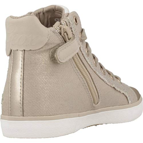 Geox J Kilwi Girl C, Zapatillas Altas para Niñas, Beige, 31 EU