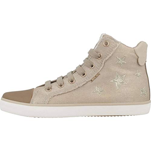 Geox J Kilwi Girl C, Zapatillas Altas para Niñas, Beige, 31 EU