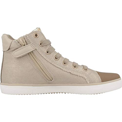 Geox J Kilwi Girl C, Zapatillas Altas para Niñas, Beige, 31 EU
