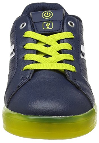 Geox J KOMMODOR Boy B, Zapatillas para Niños, Azul (Navy/Lime), 28 EU