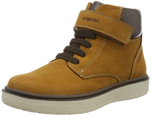 Geox J RIDDOCK Boy WPF A, Botas Chukka para Niños, Amarillo (Dk Yellow C2006), 29 EU