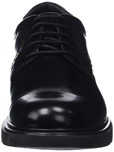 Geox U ARRALL A, Zapatos de Cordones Derby para Hombre, (Black C9999), 41 EU