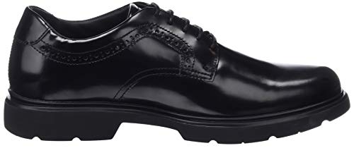 Geox U ARRALL A, Zapatos de Cordones Derby para Hombre, (Black C9999), 41 EU